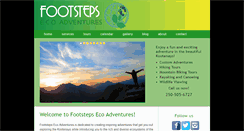 Desktop Screenshot of footstepsecoadventures.com